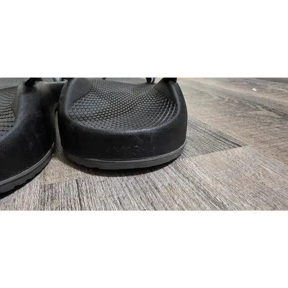 Chacos Mens Z1 Outdoor Sandal Adjustable Double Strapped Gray/Lime Green 13 - Picture 6 of 11